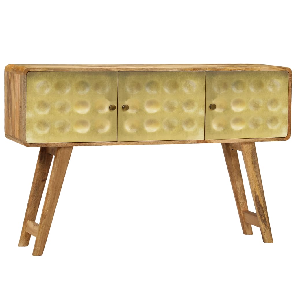 Berkfield Sideboard Solid Mango Wood 120x30x80 cm