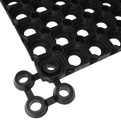 Berkfield 2 pcs Mats Rubber 23 mm 60x80 cm