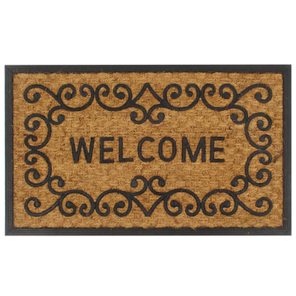 Berkfield Doormat Coir and Rubber 45x75 cm