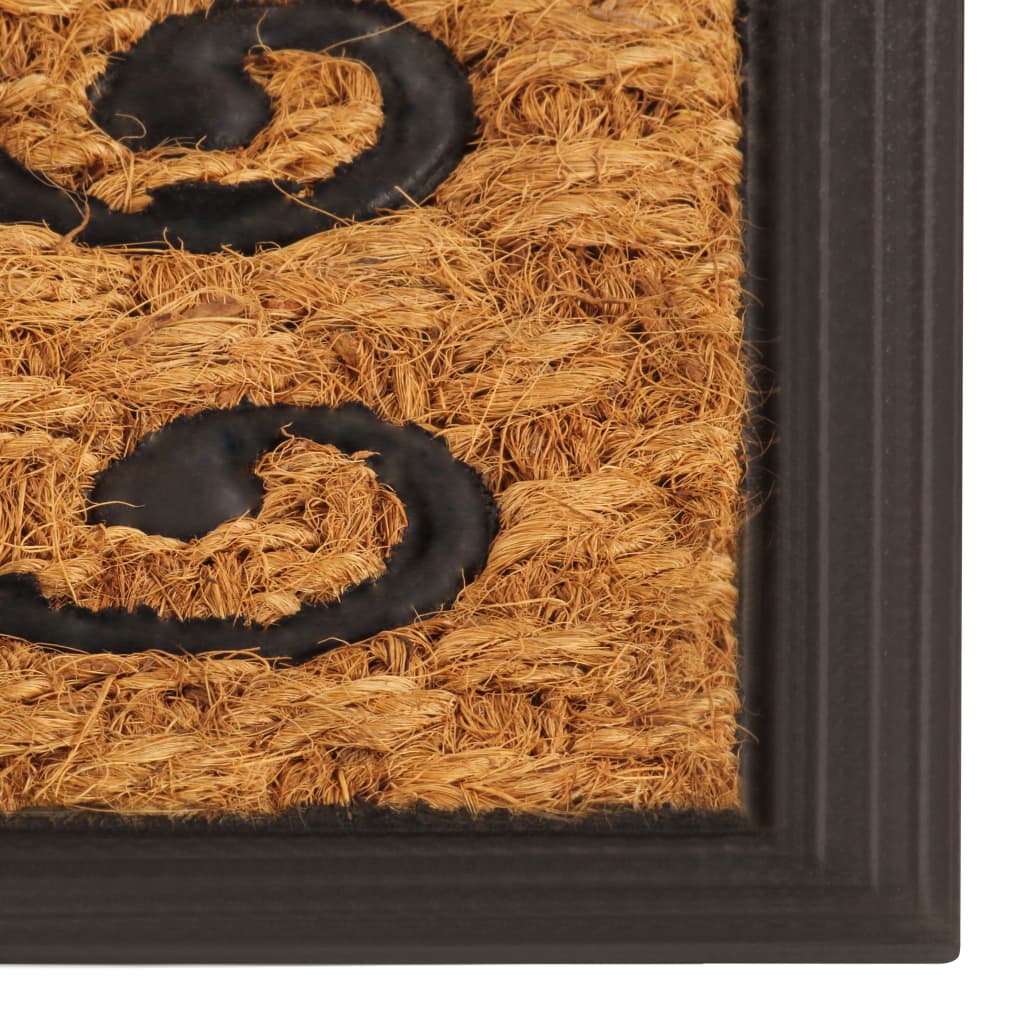 Berkfield Doormat Coir and Rubber 45x75 cm