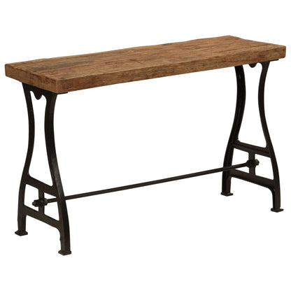 Berkfield Console Table Solid Reclaimed Wood 120x40x76 cm