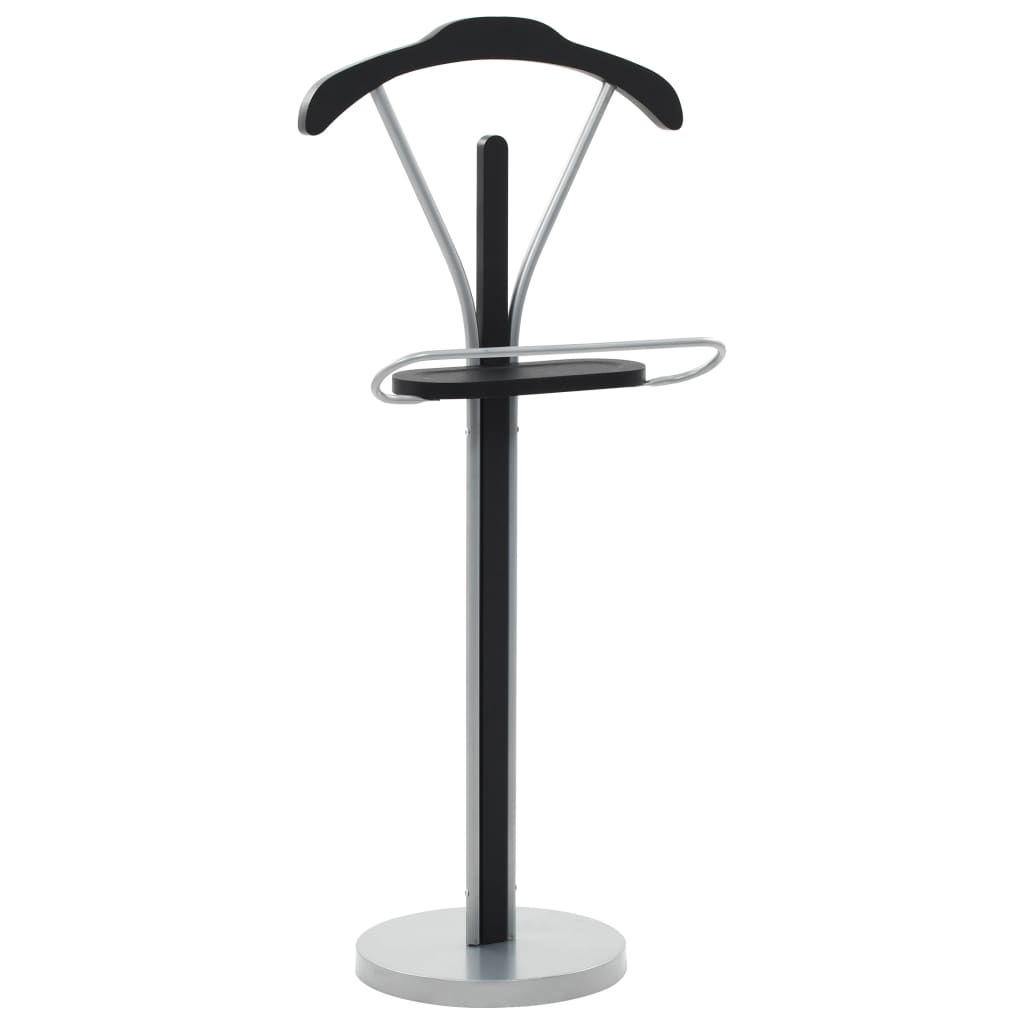 Berkfield Suit Stand 45x35x107 cm Black and Grey