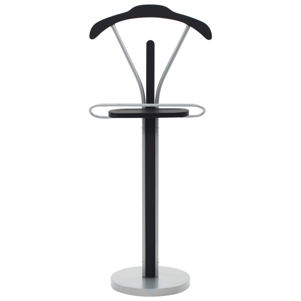 Berkfield Suit Stand 45x35x107 cm Black and Grey