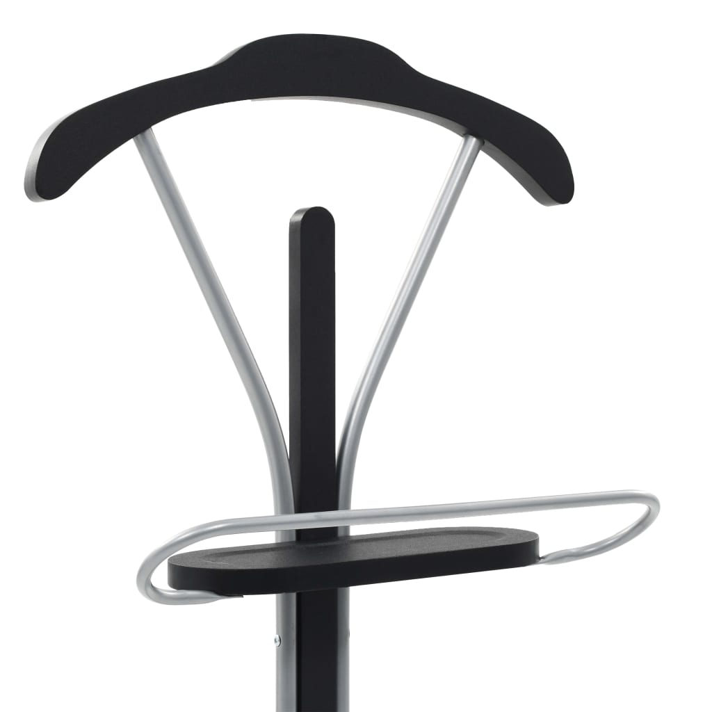 Berkfield Suit Stand 45x35x107 cm Black and Grey