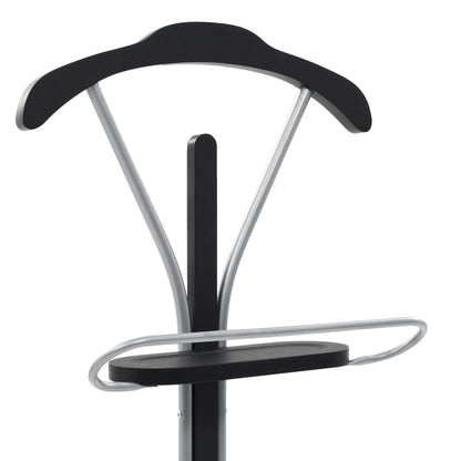 Berkfield Suit Stand 45x35x107 cm Black and Grey