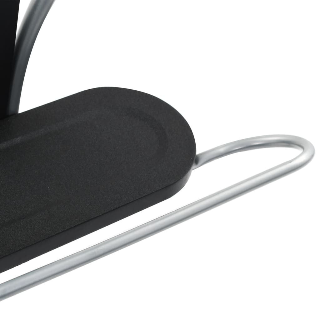 Berkfield Suit Stand 45x35x107 cm Black and Grey