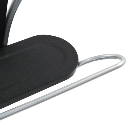 Berkfield Suit Stand 45x35x107 cm Black and Grey