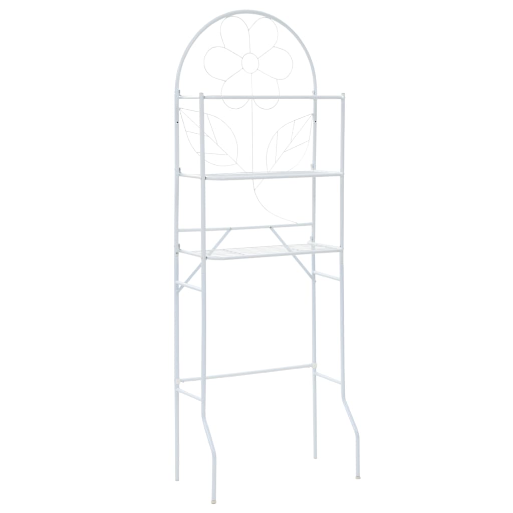 Berkfield Toilet Rack White 60x33x174 cm
