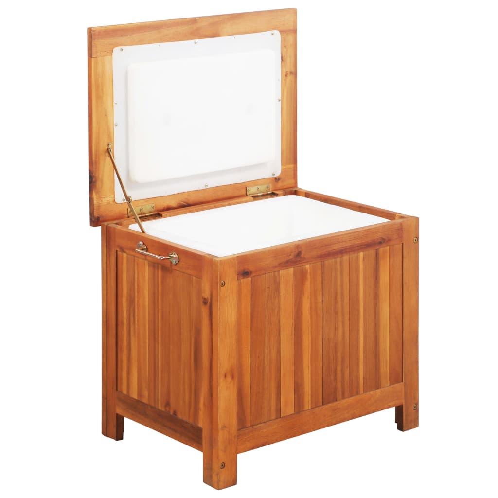 Berkfield Ice Box Solid Acacia Wood 63x44x50 cm