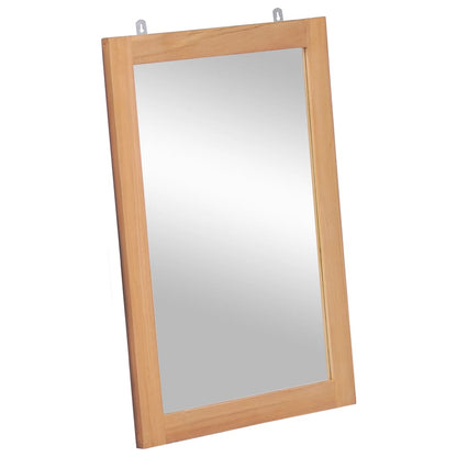 Berkfield Wall Mirror Solid Teak 50x70 cm