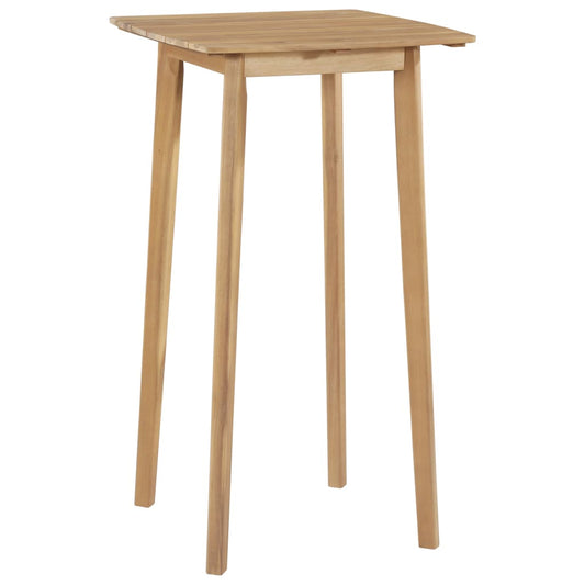 Berkfield Bar Table 60x60x105 cm Solid Acacia Wood