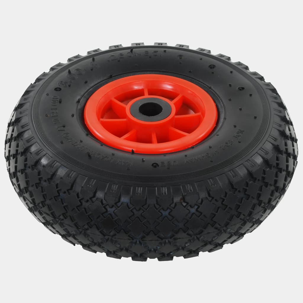 Berkfield Sack Truck Wheels 4 pcs Rubber 3.00-4 (245x82)