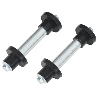 Berkfield Wheelbarrow Wheels 2 pcs with Axles Solid PU 4.00-8 390 mm