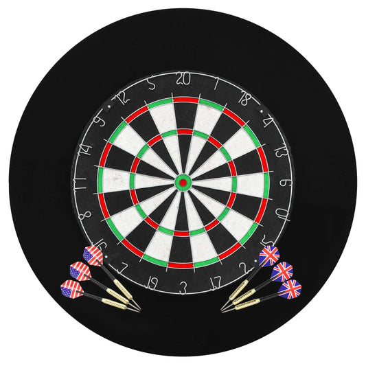 Berkfield Professional Dart Set with Dartboard and Surround Sisal Steel