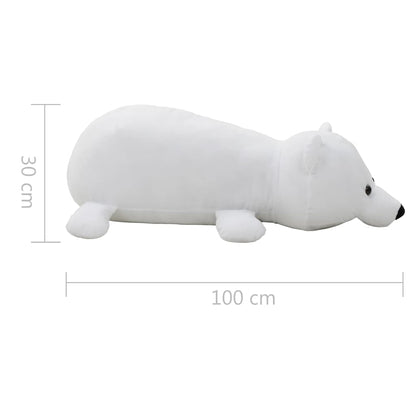 Berkfield Polar Bear Cuddly Toy Plush White