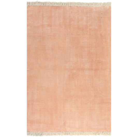 Berkfield Kilim Rug Cotton 120x180 cm Pink