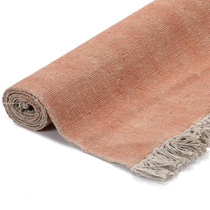 Berkfield Kilim Rug Cotton 160x230 cm Pink