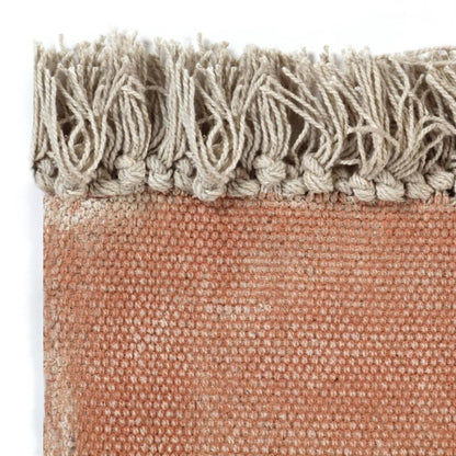 Berkfield Kilim Rug Cotton 160x230 cm Pink