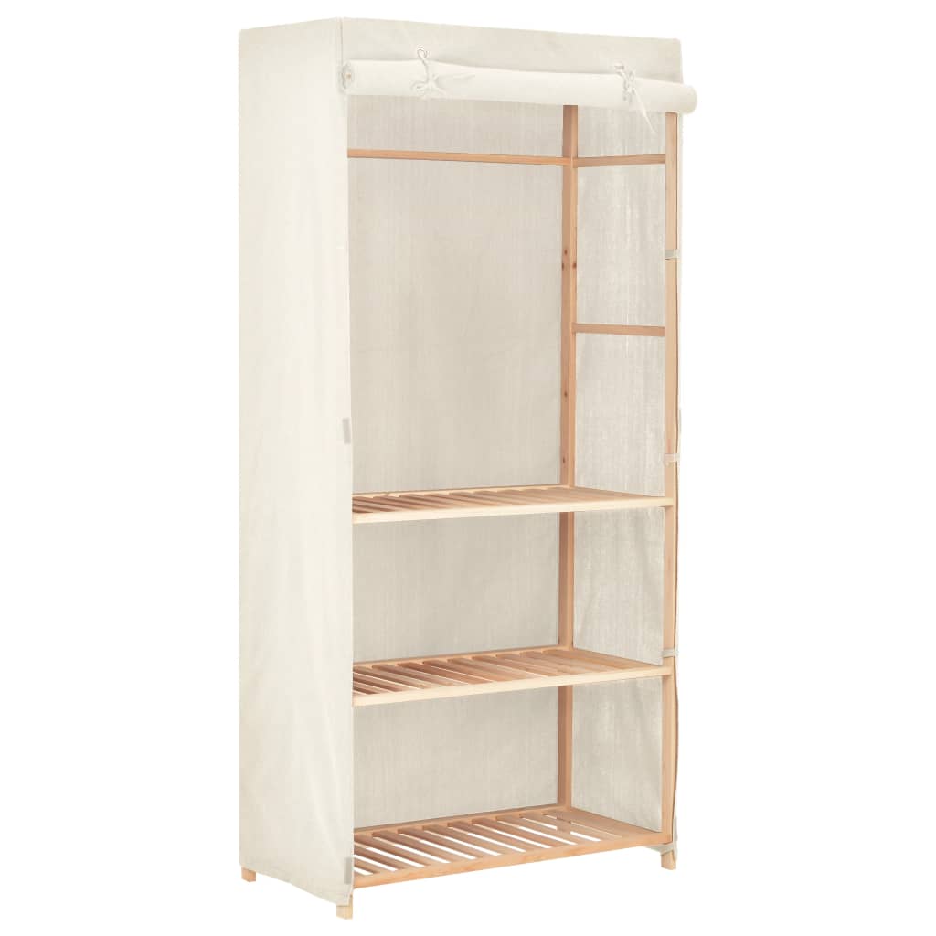 Berkfield 3-Tier Clothes Wardrobe 79x40x170 cm