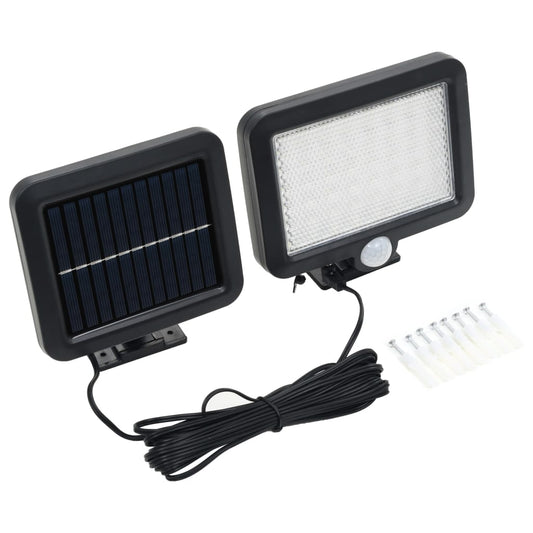 Berkfield Solar Lamp with Motion Sensor LED Lights White