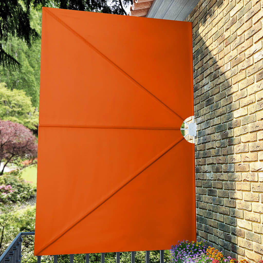 Berkfield Collapsible Terrace Side Awning Terracotta 300x200 cm