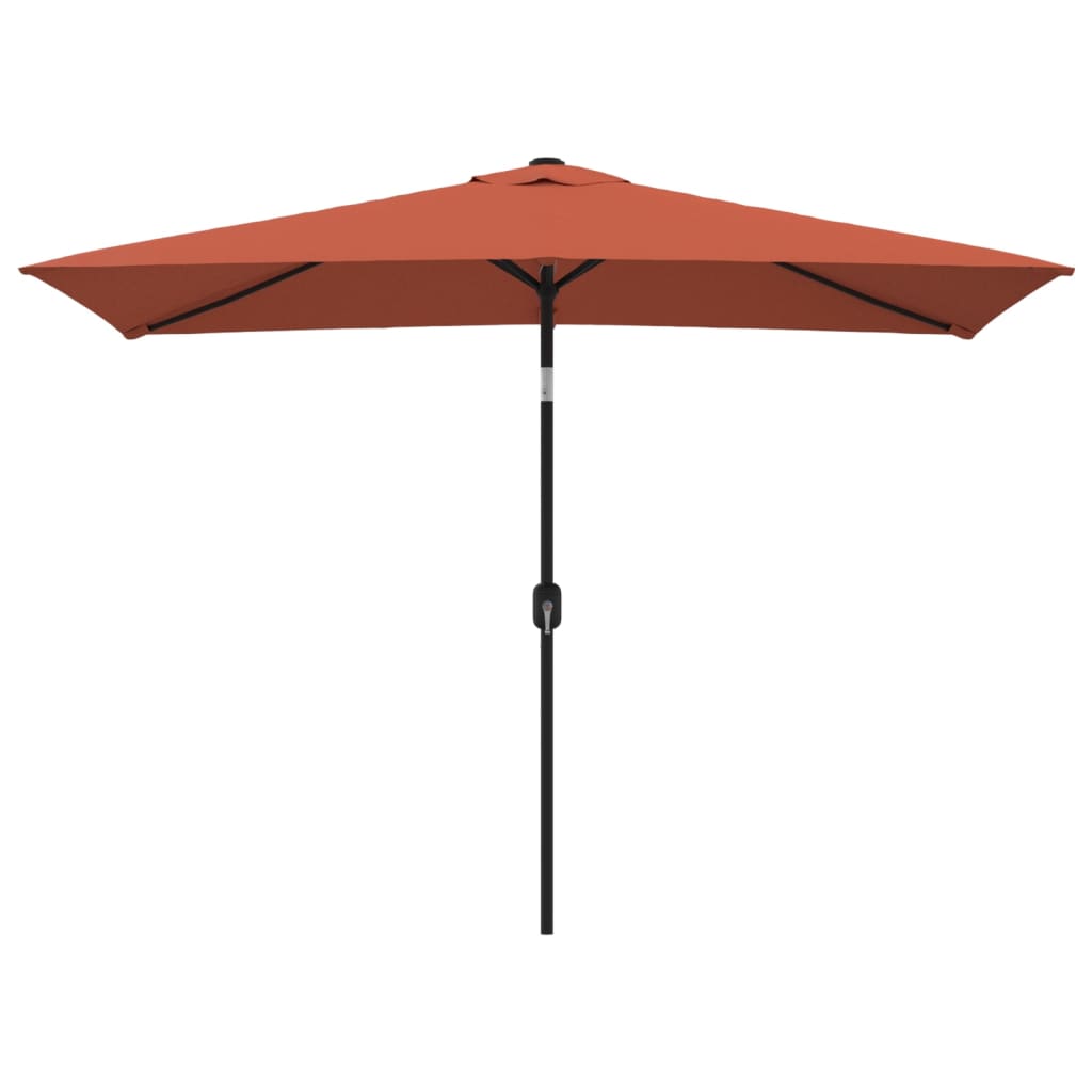 Berkfield Outdoor Parasol with Metal Pole 300x200 cm Terracotta