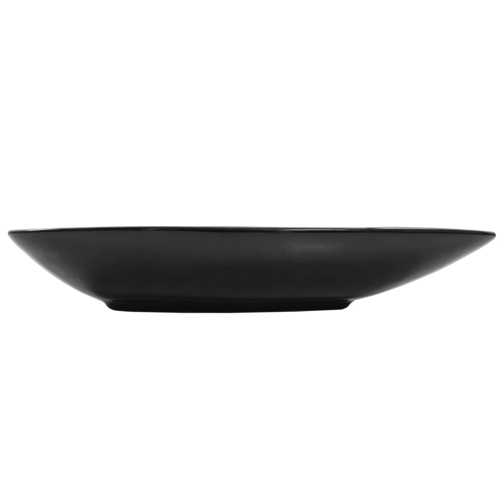 Berkfield Basin Ceramic Black Triangle 645x455x115 mm