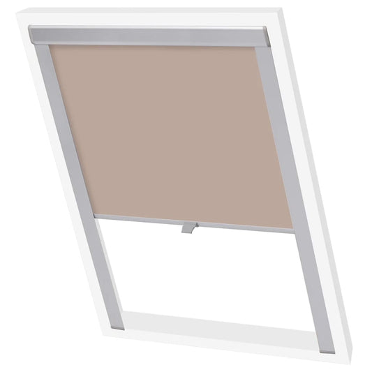 Berkfield Blackout Roller Blind Beige MK08