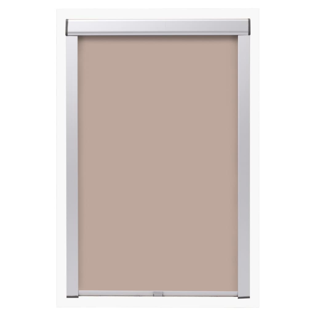 Berkfield Blackout Roller Blind Beige SK08