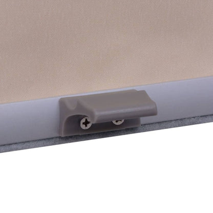 Berkfield Blackout Roller Blind Beige SK08