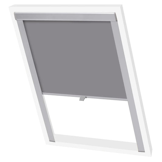 Berkfield Blackout Roller Blind Grey CK04
