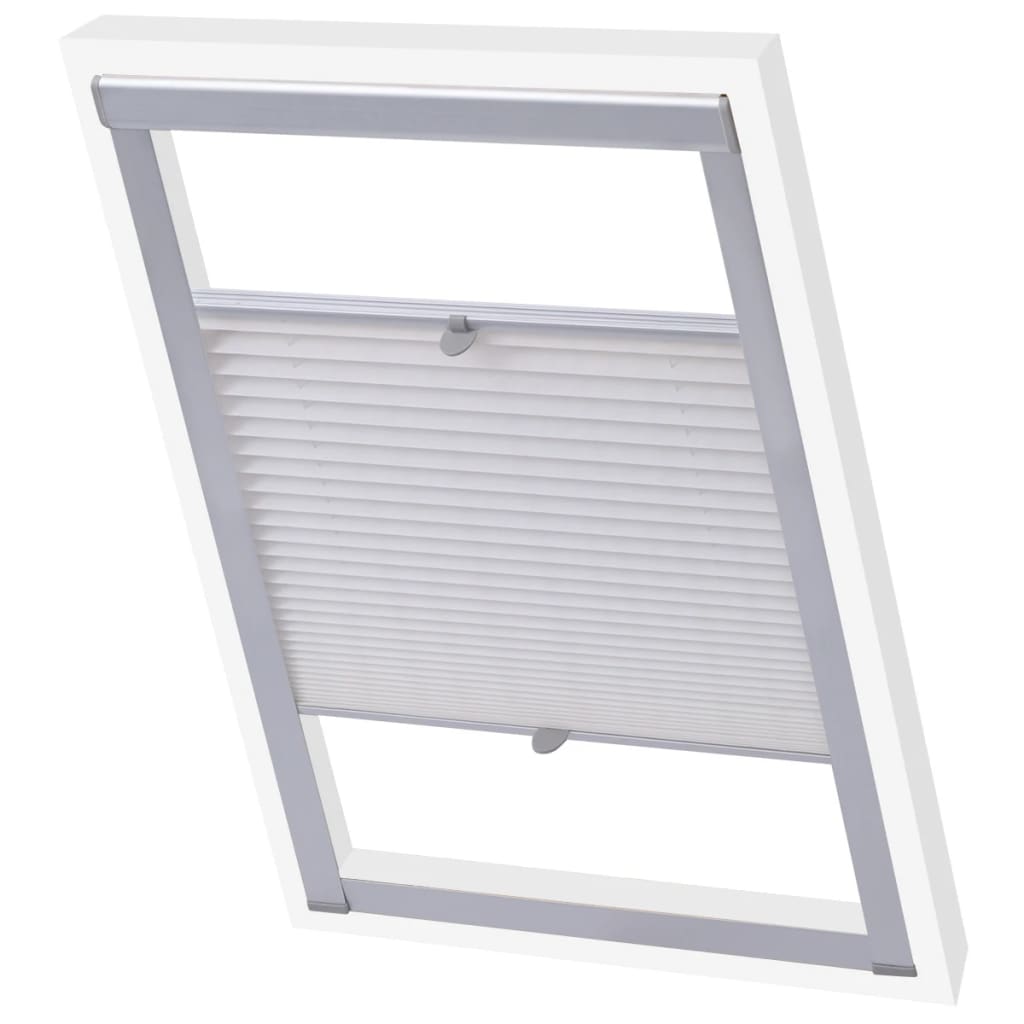 Berkfield Pleated Blind White SK08