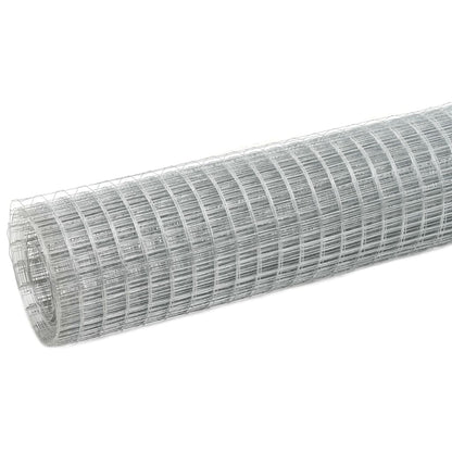 Berkfield Chicken Wire Fence Galvanised Steel 10x0.5 m Silver