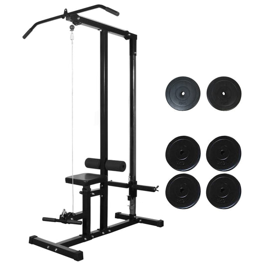 Berkfield Power Tower with Weight Plates 40 kg