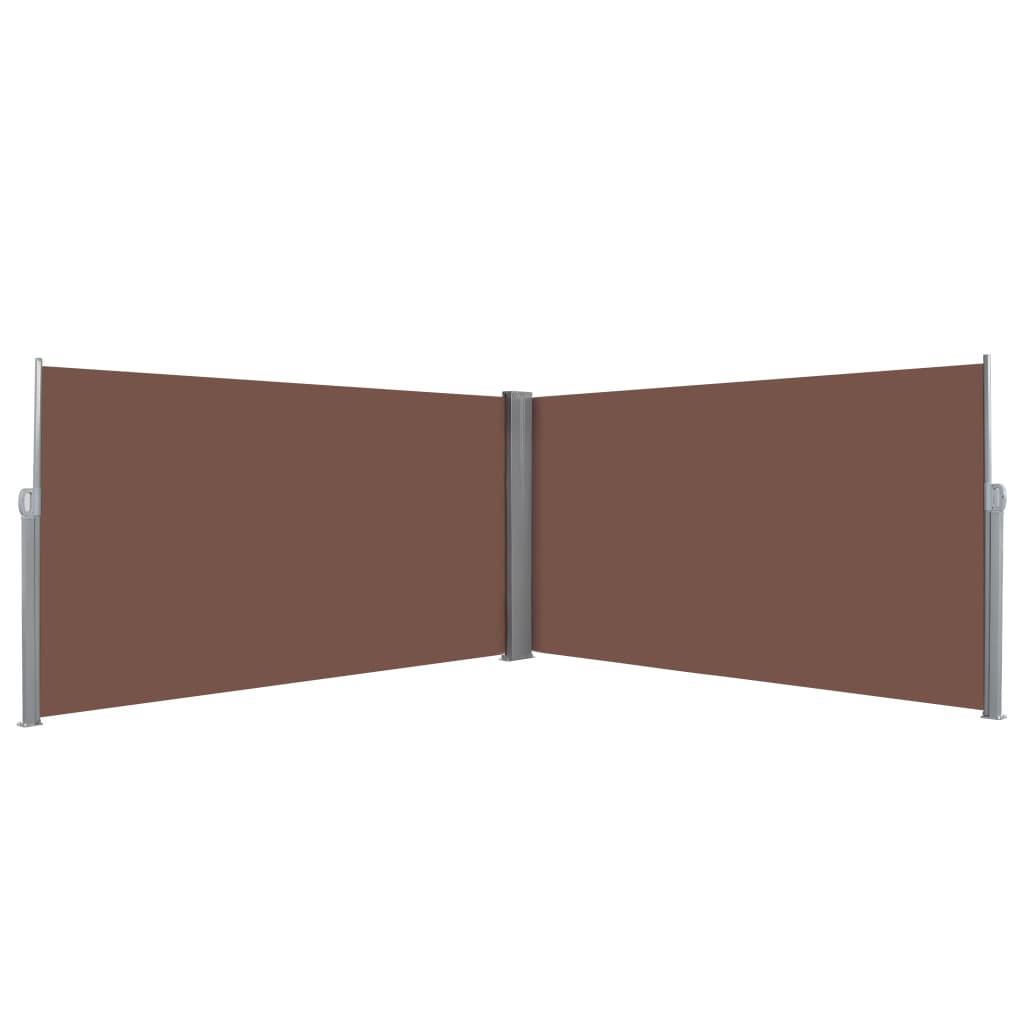 Berkfield Retractable Side Awning 160x600 cm Brown