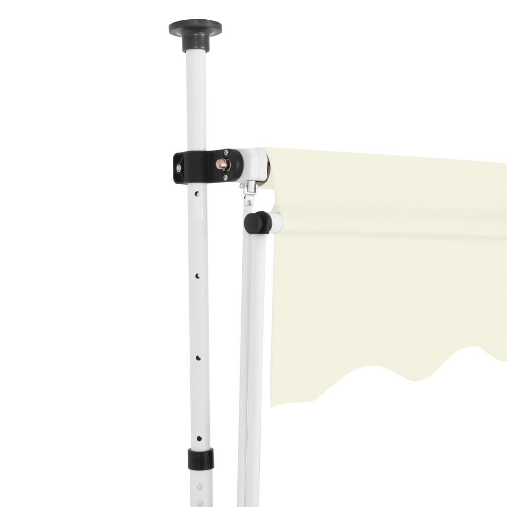 Berkfield Manual Retractable Awning 150 cm Cream