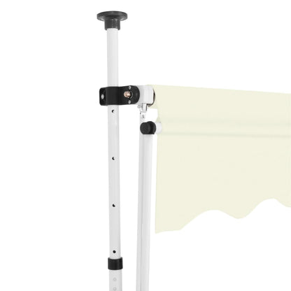 Berkfield Manual Retractable Awning 150 cm Cream