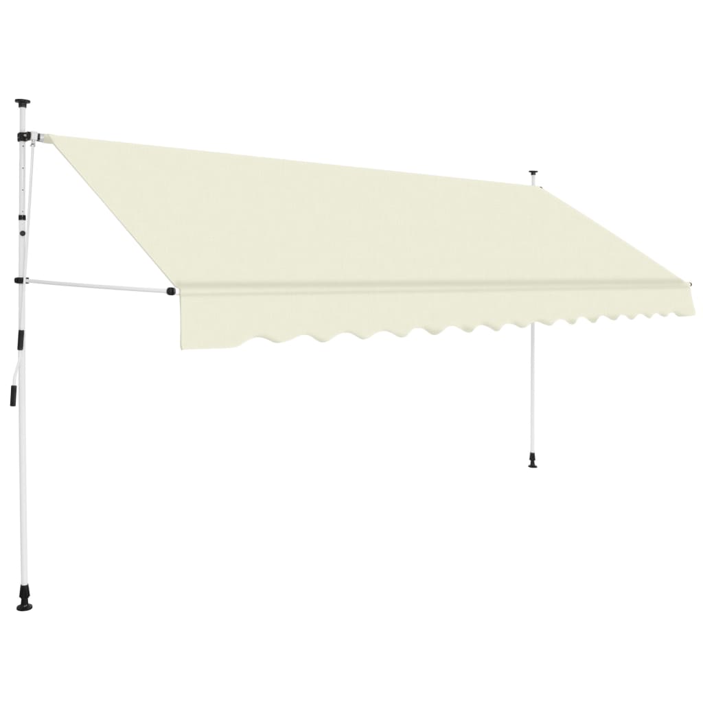 Berkfield Manual Retractable Awning 400 cm Cream