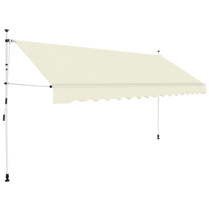 Berkfield Manual Retractable Awning 400 cm Cream