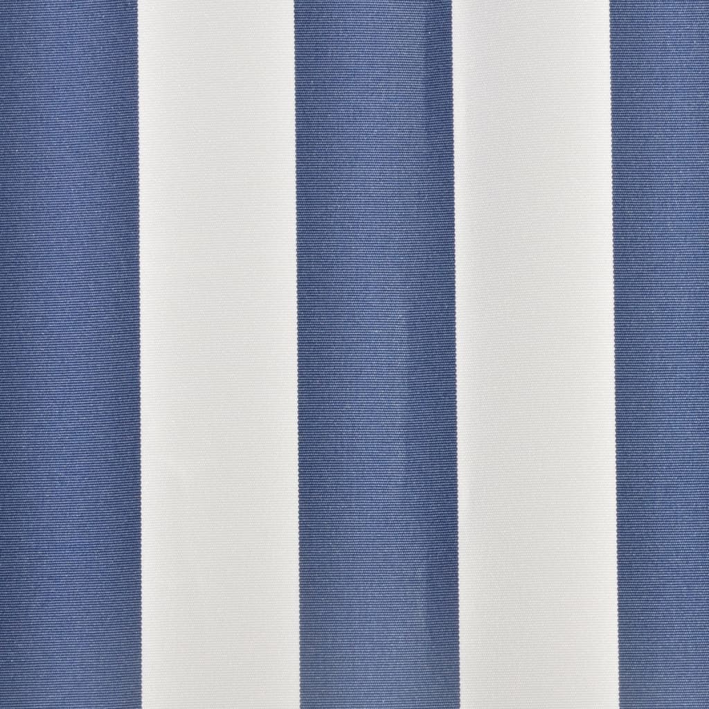 Berkfield Awning Top Sunshade Canvas Blue & White 450x300 cm