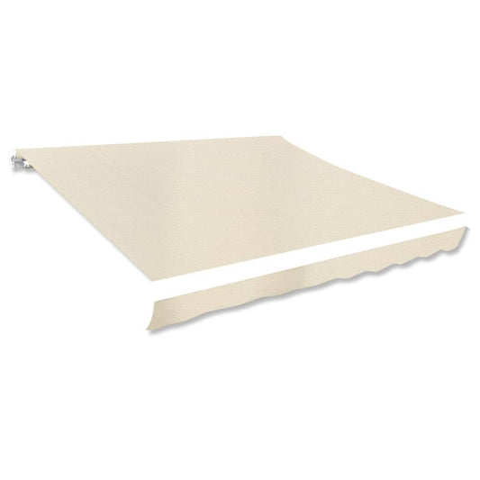 Berkfield Awning Top Sunshade Canvas Cream 350x250 cm