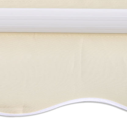 Berkfield Awning Top Sunshade Canvas Cream 350x250 cm