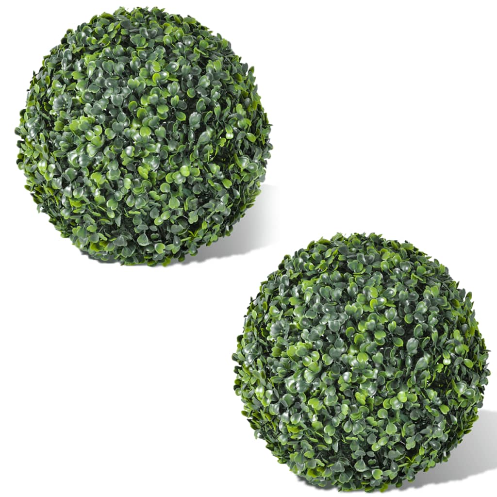 Berkfield Artificial Boxwood Balls 2 pcs 35 cm