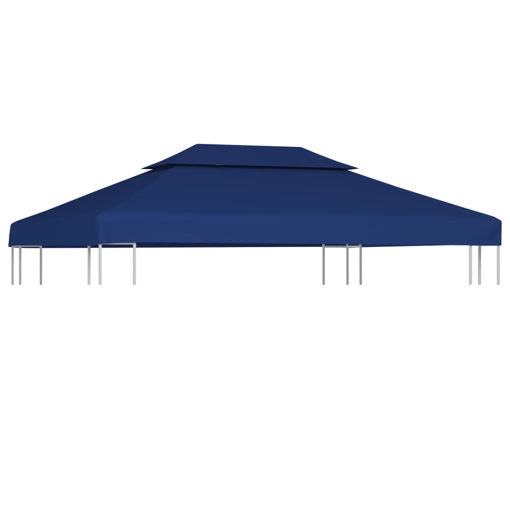 Berkfield 2-Tier Gazebo Top Cover 310 g/m�__ 4x3 m Blue