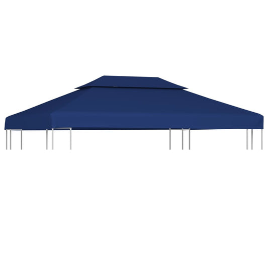 Berkfield 2-Tier Gazebo Top Cover 310 g/m�__ 4x3 m Blue