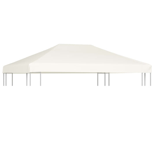 Berkfield Gazebo Top Cover 310 g/m�__ 4x3 m Cream White