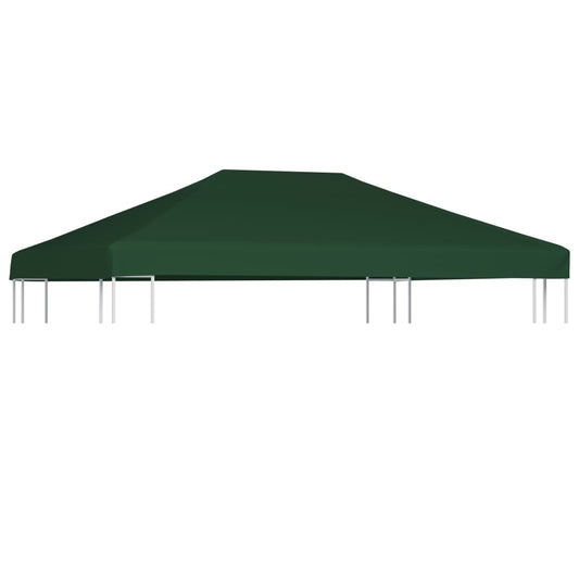 Berkfield Gazebo Top Cover 310 g/må_ 4x3 m Green