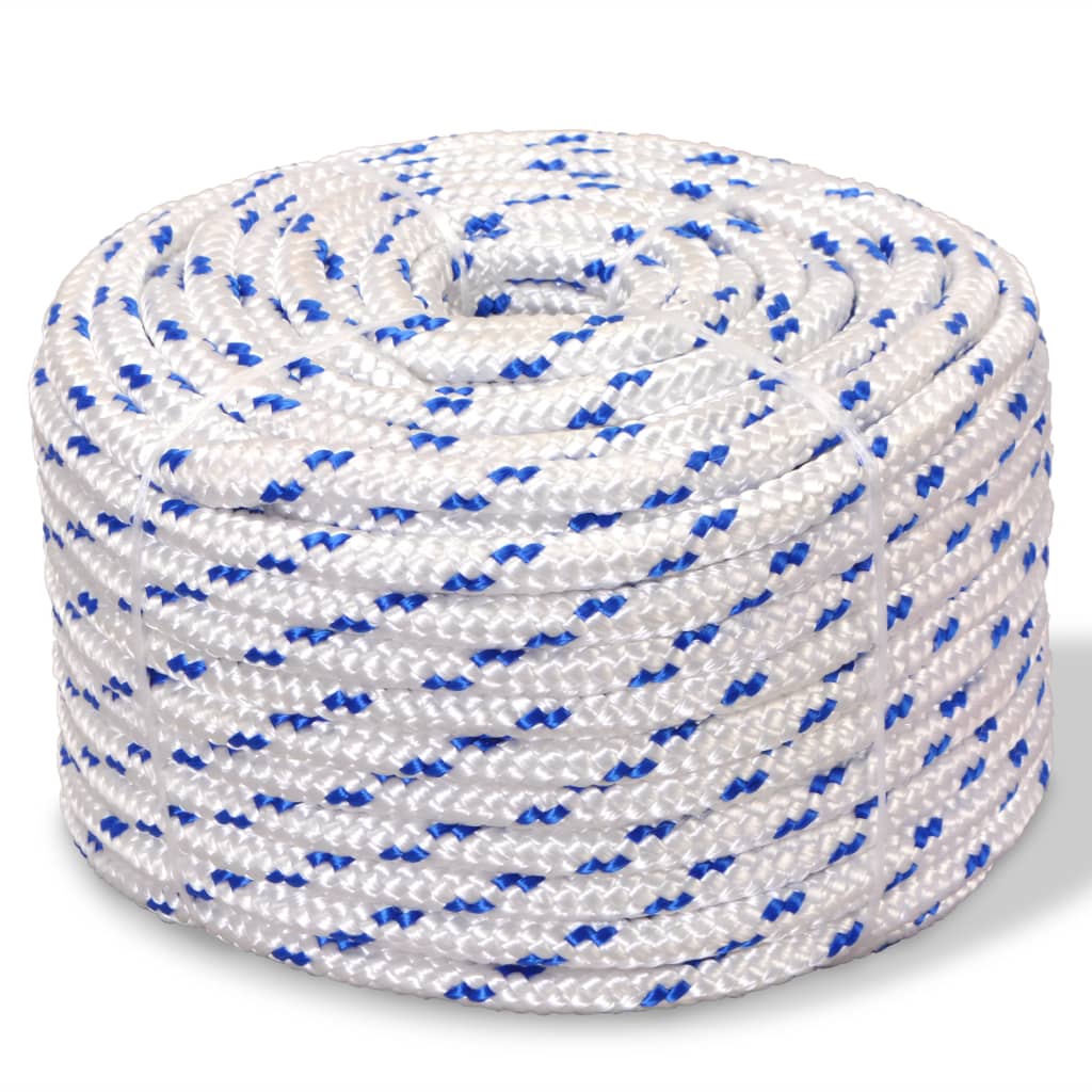 Berkfield Marine Rope Polypropylene 8 mm 500 m White