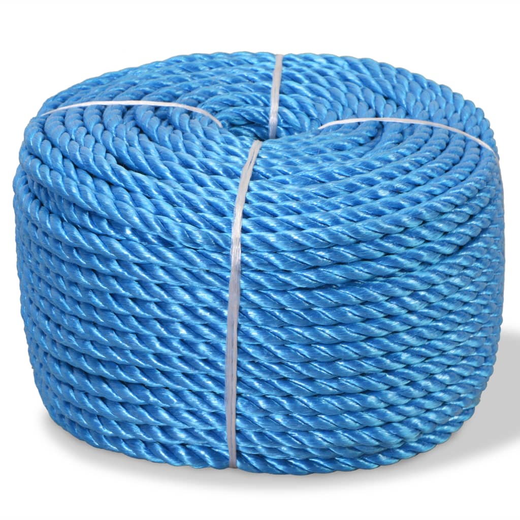 Berkfield Twisted Rope Polypropylene 10 mm 250 m Blue