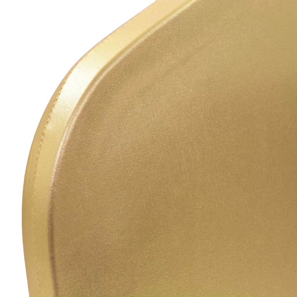 Berkfield 25 pcs Chair Covers Stretch Gold